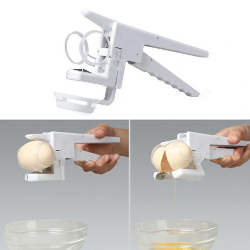 Durée de vaisselle Set d'oeuf Pratique Ciseaux à œufs Topper Coupe-coquille d'ouverture en acier inoxydable + ABS à la bouillie -EGG Ouvrir Outil