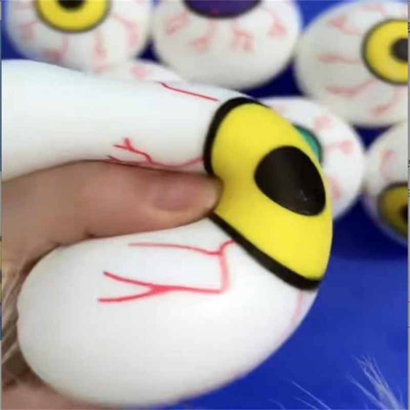 Fidget Toys Halloween new vent horror eyeball decompression eyeball EVA flour ball horror eye vent eyeball