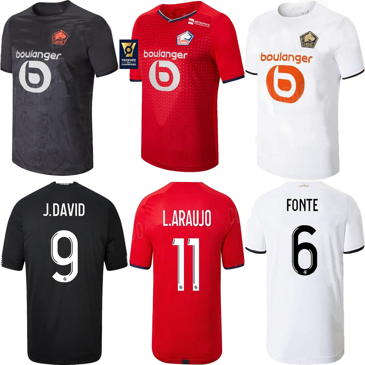 LOSC Lille soccer jerseys home away 2021 2022 DAVID FONTE BURAK BAMBA YAZICI Men kids Kits sock Full sets JIKONE R.SANCHES T.WEAH .ARAUJO m, Black;yellow
LOSC Lille soccer jerseys home away 2021 2022 DAVID FONTE BURAK BAMBA YAZICI Men kids Kits sock Full sets JIKONE R.SANCHES T.WEAH .ARAUJO m, Black;yellow