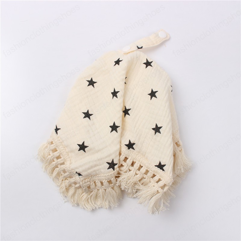 Baby Bibs Feeding Newborn Burping Cloths Boys Girls Accessories Print Tasser Cotton Pacifiers Leopard Towel Flower Clothing