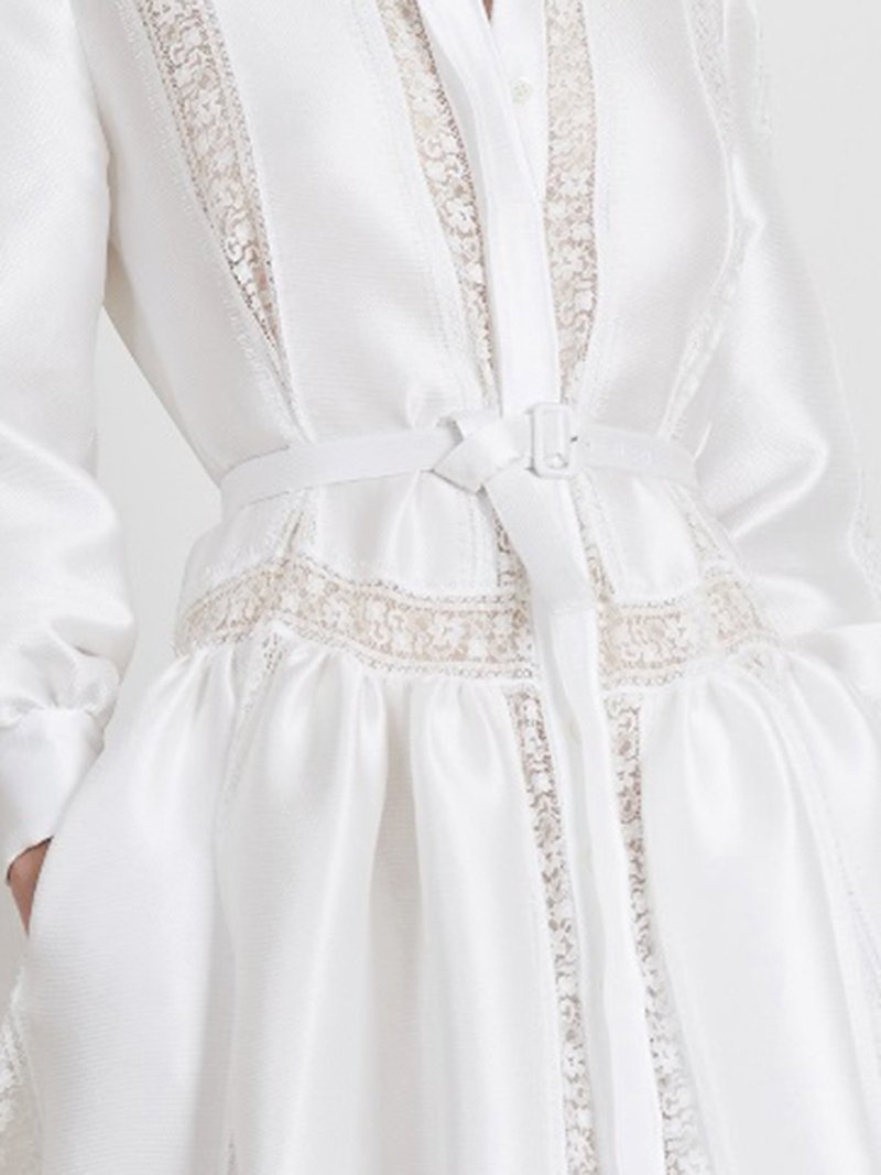 Women Dress Long Sleeve Hollow Out Vintage White Dresses Plus Size Sexy Bandage Woman Party Night 202 210513