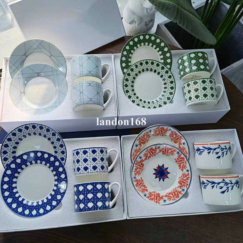 Classic European Bone China Coffee Cups and Saucers Tableware Coffee Plates Dishes Afternoon Tea Set Home Kitchen With Gift Box
Classic European Bone China Coffee Cups and Saucers Tableware Coffee Plates Dishes Afternoon Tea Set Home Kitchen With Gift Box