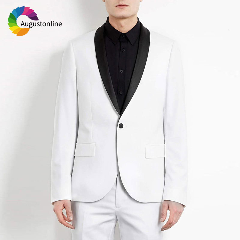 Men's Suits & Blazers Custom Made White Groom Tuxedo Black Shawl Lapel Men Wedding Suit Man Blazer Jacket Pants 2Piece Slim Fit Co, Burgundy
Men's Suits & Blazers Custom Made White Groom Tuxedo Black Shawl Lapel Men Wedding Suit Man Blazer Jacket Pants 2Piece Slim Fit Co, Burgundy