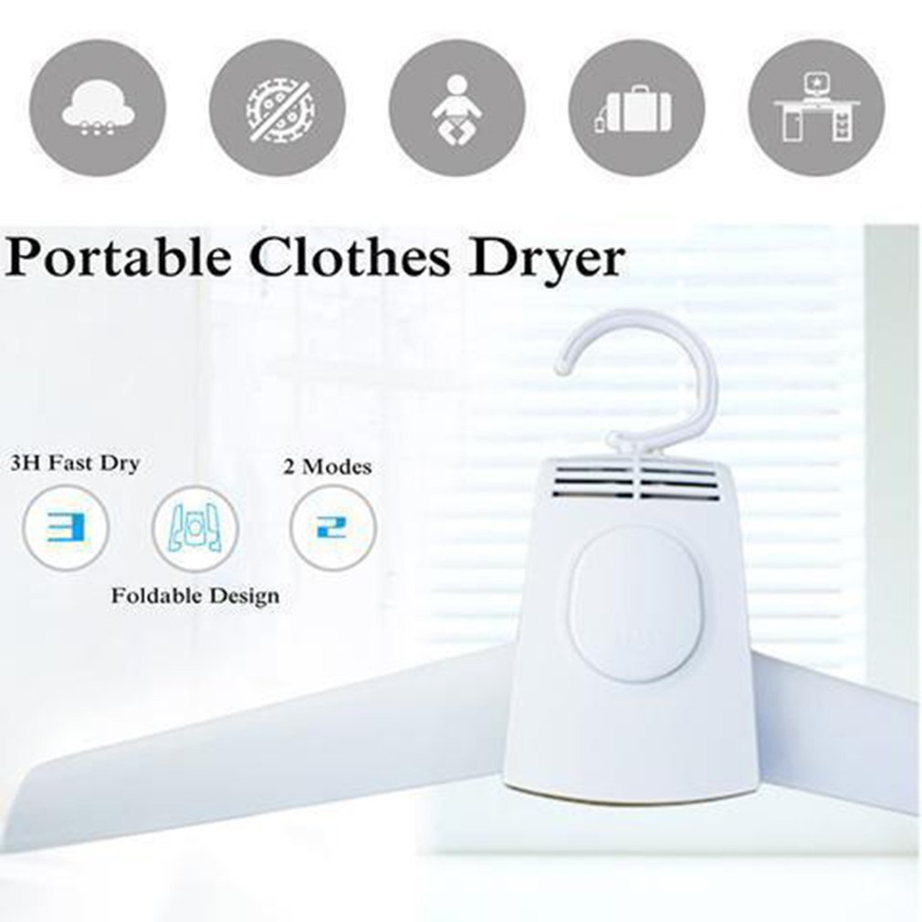 Electric Droogrek Smart Hang Dry Portable Outdoor Travel Mini Folding Available Clothing Shoes Heater 150W
