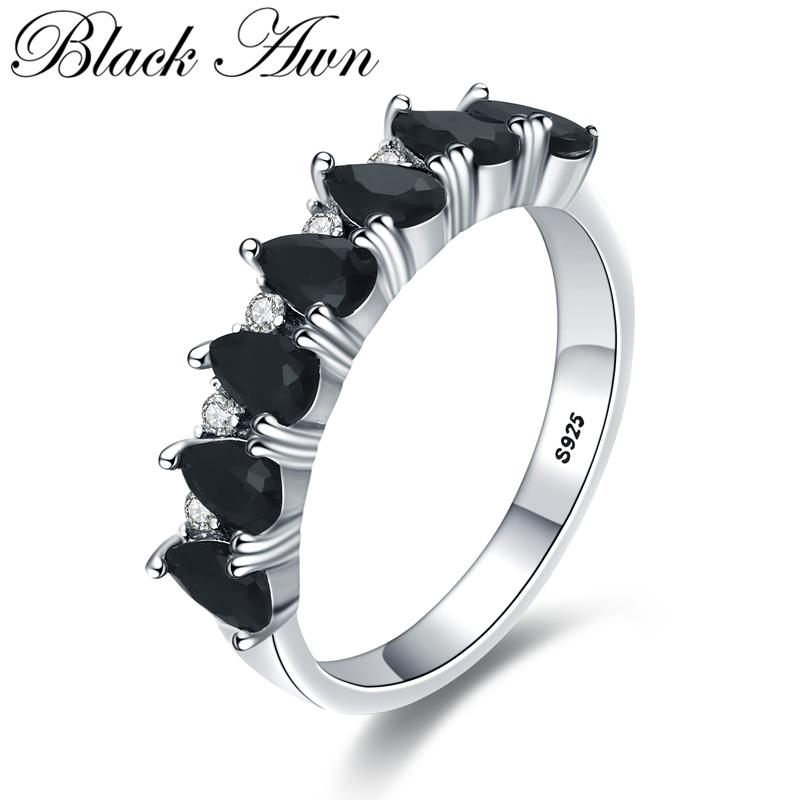 Cluster Rings BLACK AWN 2021 Fashion 925 Sterling Silver Fine Jewelry Engagement Spinel Round Ring For Women G097
Cluster Rings BLACK AWN 2021 Fashion 925 Sterling Silver Fine Jewelry Engagement Spinel Round Ring For Women G097