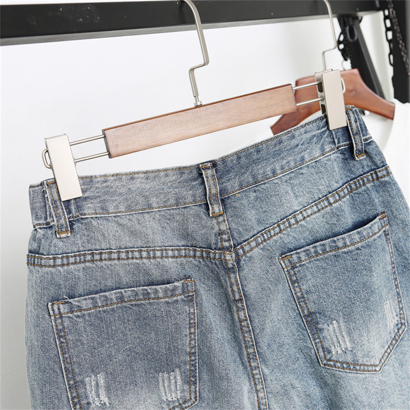 Womens Jeans Denim Loose Slim Fitted Vintage Blue Harem Pants Plus Size Jeans Embroidered Jeans Pantalon Mezclilla Mujer 5XL Q42