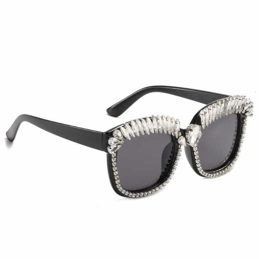 Highend accessories diamond square shad sun glass fashion sunglass for women, Black
Highend accessories diamond square shad sun glass fashion sunglass for women, Black