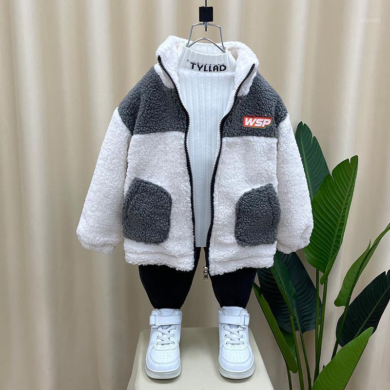 Jackets Boys Girls Thick Coat For Fall/winter Baby Children's Quilted Warm Lamb Wool Cotton-padded Parkas Unisex Fashion Jacket Kids, Blue;gray
Jackets Boys Girls Thick Coat For Fall/winter Baby Children's Quilted Warm Lamb Wool Cotton-padded Parkas Unisex Fashion Jacket Kids, Blue;gray