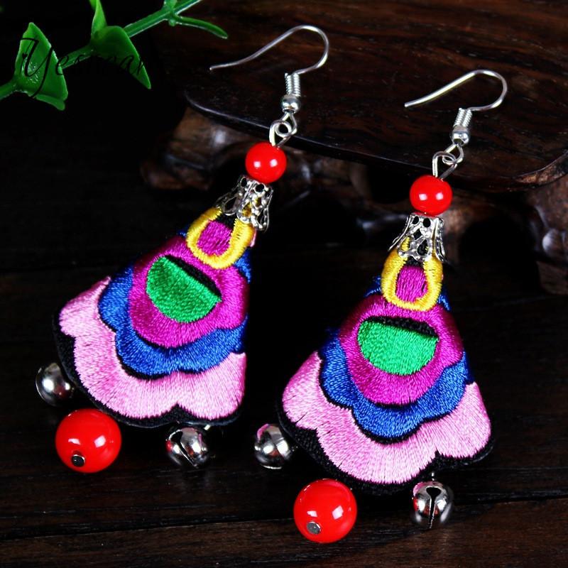 Dangle & Chandelier Yesucan 10 Colors Chinese Style Jewelry Handmade Hmong Embroidery Tassel Earrings Vintage Long Fringe Ethnic Drop Earrin
Dangle & Chandelier Yesucan 10 Colors Chinese Style Jewelry Handmade Hmong Embroidery Tassel Earrings Vintage Long Fringe Ethnic Drop Earrin