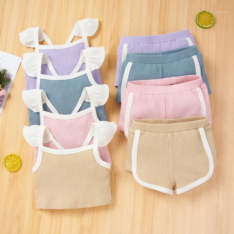 Lioraitiin 0-18M Born Infant Girl's Two Piece Set Sleeve Square Neck Ribbed Tops Elastic Shorts Summer Clothing Sets, White
Lioraitiin 0-18M Born Infant Girl's Two Piece Set Sleeve Square Neck Ribbed Tops Elastic Shorts Summer Clothing Sets, White