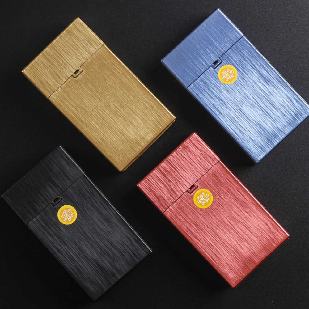 Cigarette case 110mm extra long case creative personality thick and cigarette soft hard box portable sweat pressure ultra thin seal
Cigarette case 110mm extra long case creative personality thick and cigarette soft hard box portable sweat pressure ultra thin seal