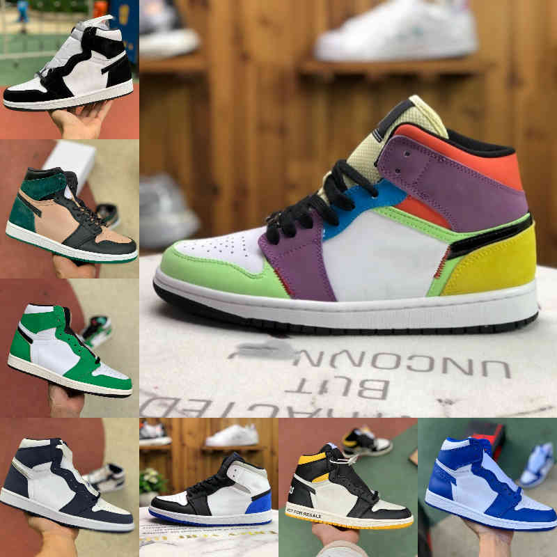 2021 New 1 1s Basketball Shoes Men Women Union Tie Dye OG Bio Hack LIGHTBULB Blue UNC Patent Red White BLACK ROYAL TWIST Green Toe MOCHA Designer F19
2021 New 1 1s Basketball Shoes Men Women Union Tie Dye OG Bio Hack LIGHTBULB Blue UNC Patent Red White BLACK ROYAL TWIST Green Toe MOCHA Designer F19