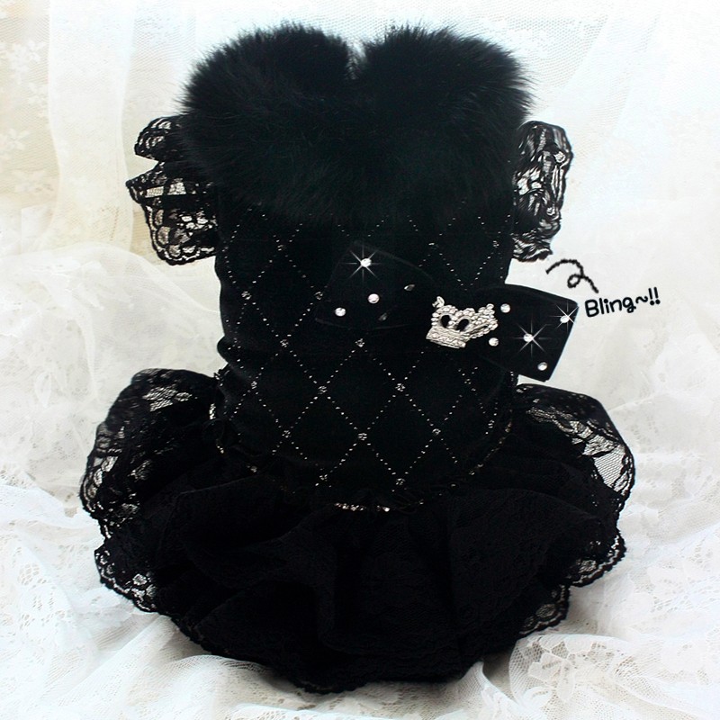 Handmade Dog Apparel Padded Coat Pet Jacket Classic Elegant Black Velvet Outfit Warm Fur Collar Lace Skirt Unique Design Winter Poodle
Handmade Dog Apparel Padded Coat Pet Jacket Classic Elegant Black Velvet Outfit Warm Fur Collar Lace Skirt Unique Design Winter Poodle