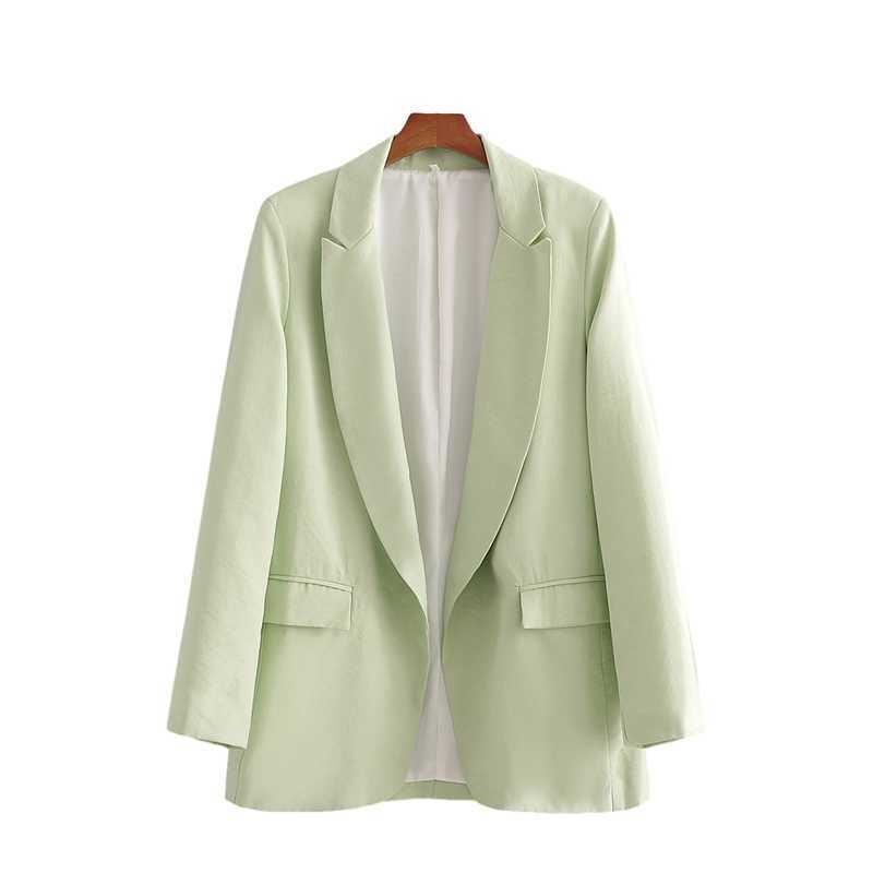 elegant women full sleeve blazer jackets fashion ladies cardisng suits casual female streetwear girls vintage 210527