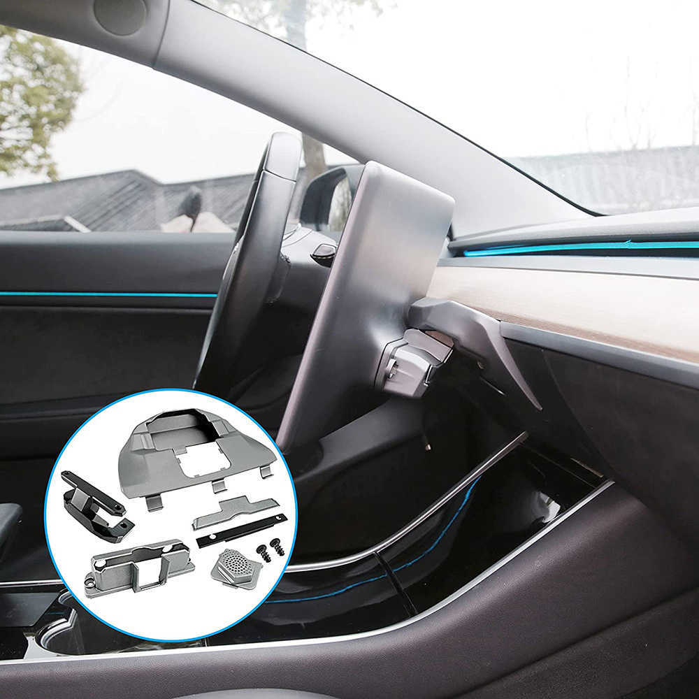 GPS Stand Navigation Screen Rotating Holder Left Right 30 Degree Swivel Mount Bracket for Tesla Model 3 Y Interior Accessories Car
GPS Stand Navigation Screen Rotating Holder Left Right 30 Degree Swivel Mount Bracket for Tesla Model 3 Y Interior Accessories Car