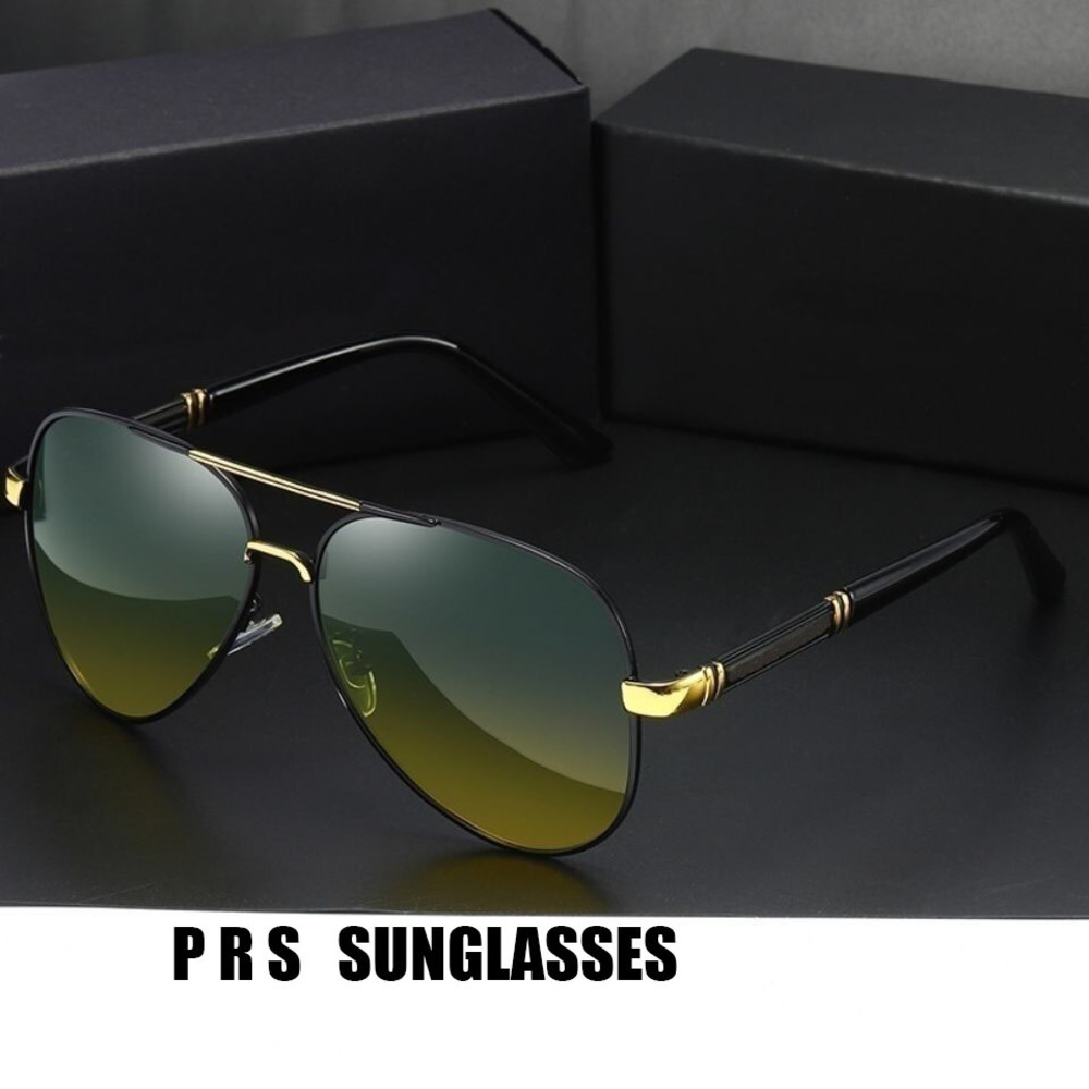 men's Sunglasses PRS Day dual purpose color changing special polarizer for driving night vision goggles fishing glasses Unisex, Black
men's Sunglasses PRS Day dual purpose color changing special polarizer for driving night vision goggles fishing glasses Unisex, Black