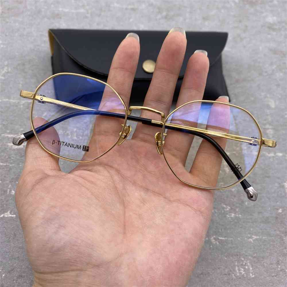 80% Off Store Online Krosin glasses frame ultra light pure titanium polygonal metal flat lens for men and women 5181
80% Off Store Online Krosin glasses frame ultra light pure titanium polygonal metal flat lens for men and women 5181