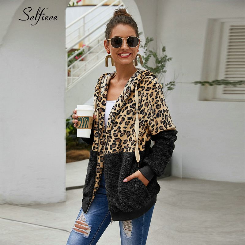 Autumn Winter Sweatshirts Women Hooded Leopard Hoodies Casual Zipper Long Sleeve Hoodie Fashion Top Warm Coat Polerones Mujer, Black
Autumn Winter Sweatshirts Women Hooded Leopard Hoodies Casual Zipper Long Sleeve Hoodie Fashion Top Warm Coat Polerones Mujer, Black
