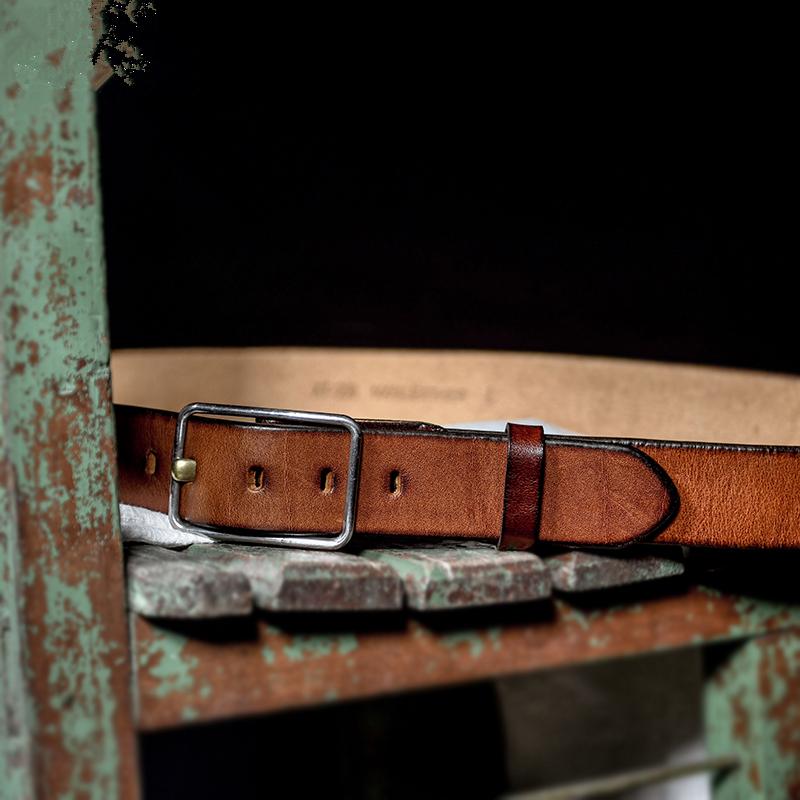 Belts Men's Top Full-grain Thick Leather Belt Luxury Stainless Steel Buckle Solid Color FashionJeans Brown Ceinture Homme 40mm
Belts Men's Top Full-grain Thick Leather Belt Luxury Stainless Steel Buckle Solid Color FashionJeans Brown Ceinture Homme 40mm