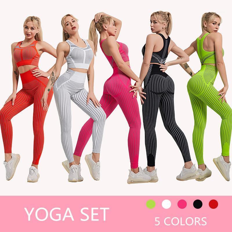 Yoga Outfit Woman Clothes Set For Fitness Sports Suits Gym Top Bra Leggings Wear Clothing Running Workout Pants Tracksuits, Grey white sets
Yoga Outfit Woman Clothes Set For Fitness Sports Suits Gym Top Bra Leggings Wear Clothing Running Workout Pants Tracksuits, Grey white sets