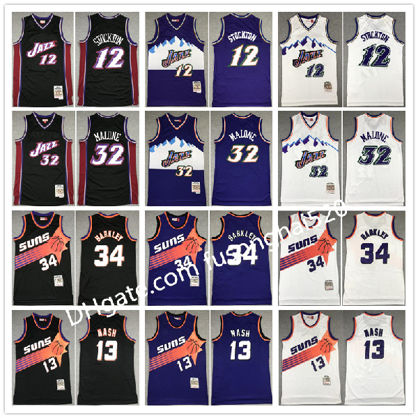 Mitchell Ness Retro Phoenix Suns Basketball Jersey Utah Jazz Team Purple White Black Color Throwback Vintage, Black;red
Mitchell Ness Retro Phoenix Suns Basketball Jersey Utah Jazz Team Purple White Black Color Throwback Vintage, Black;red