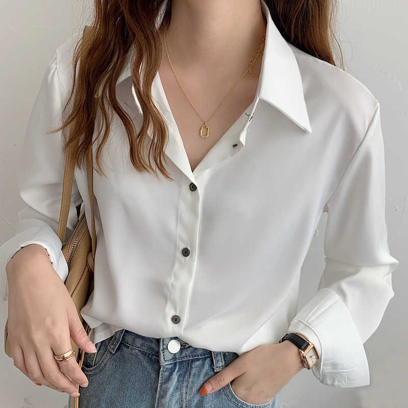 Blouses Long Sleeve White Blouse Tops Women Blusas Mujer De Moda Blouse Women Turn Down Collar Chiffon Blouse Shirt E787 210602
Blouses Long Sleeve White Blouse Tops Women Blusas Mujer De Moda Blouse Women Turn Down Collar Chiffon Blouse Shirt E787 210602