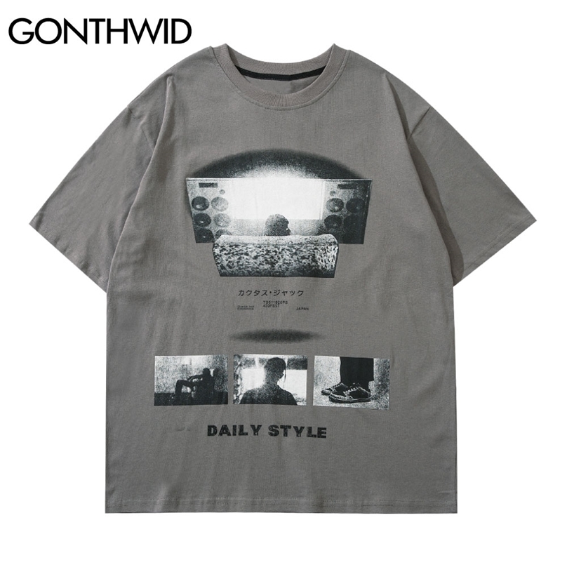 T-Shirts Hip Hop Creative Short Sleeve Streetwear Tshirts Fashion Punk Rock Gothic Tees Shirts Harajuku Casual Tops 210602, Gray
T-Shirts Hip Hop Creative Short Sleeve Streetwear Tshirts Fashion Punk Rock Gothic Tees Shirts Harajuku Casual Tops 210602, Gray