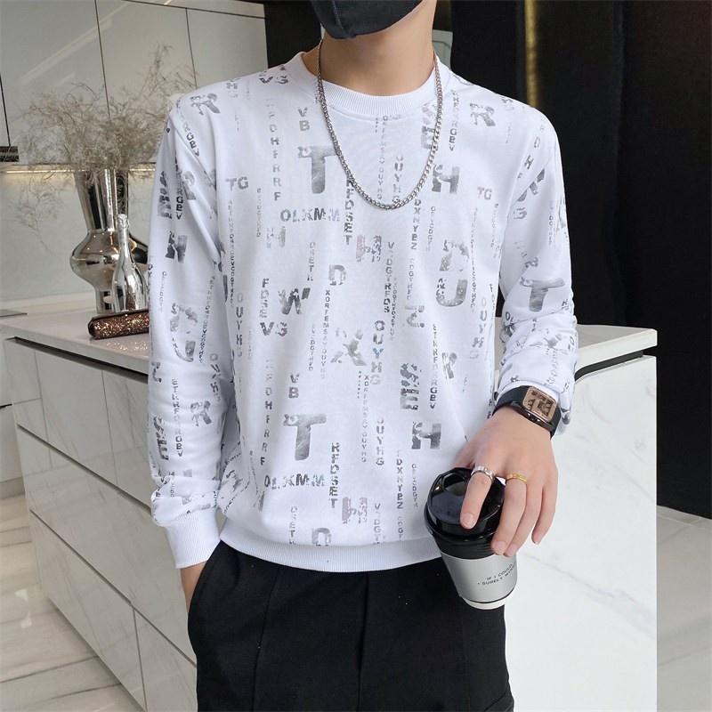 Men's T-Shirts Spring 2022 Autumn Mens Print Blouse Long Sleeve Fashion O-Neck Pullover Slim Casual Outerwear Korean Style
Men's T-Shirts Spring 2022 Autumn Mens Print Blouse Long Sleeve Fashion O-Neck Pullover Slim Casual Outerwear Korean Style