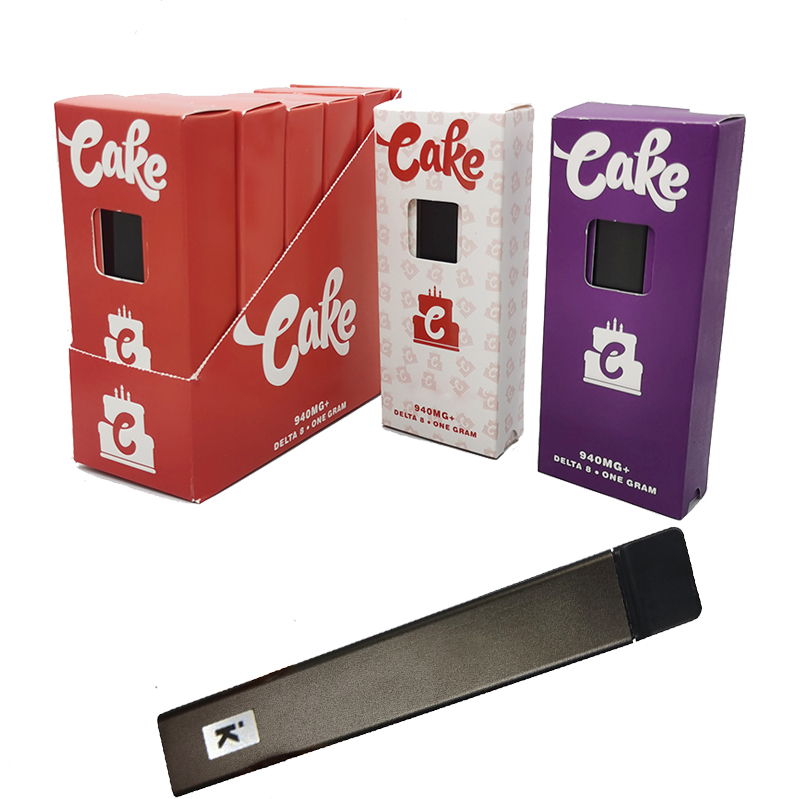 Cake Disposable Vape Delta 8 Vapes Pen Rechargeable Cigarette Snap on Vaporizers E Cigarettes 270mah Empty 1.0ml Vaporizer with Micro USB Ch
Cake Disposable Vape Delta 8 Vapes Pen Rechargeable Cigarette Snap on Vaporizers E Cigarettes 270mah Empty 1.0ml Vaporizer with Micro USB Ch