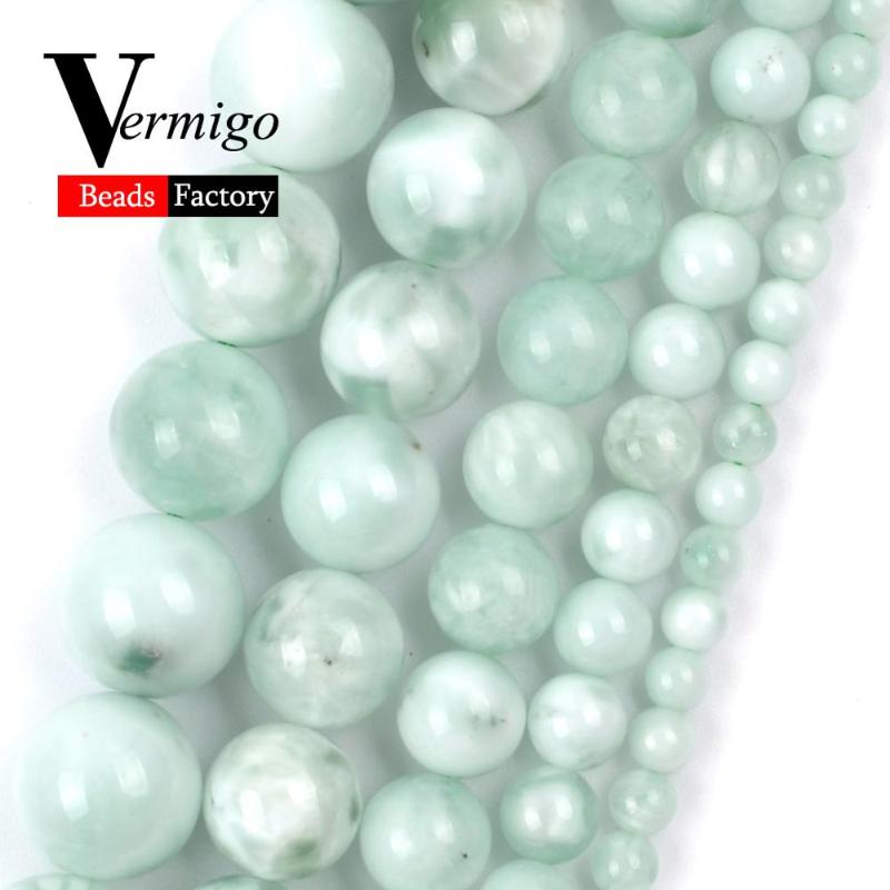 Other Natural Green Angelite Stone Beads Round For Jewelry Making 4/6/8/10/12mm Diy Bracelets Accessories 15"
Other Natural Green Angelite Stone Beads Round For Jewelry Making 4/6/8/10/12mm Diy Bracelets Accessories 15"