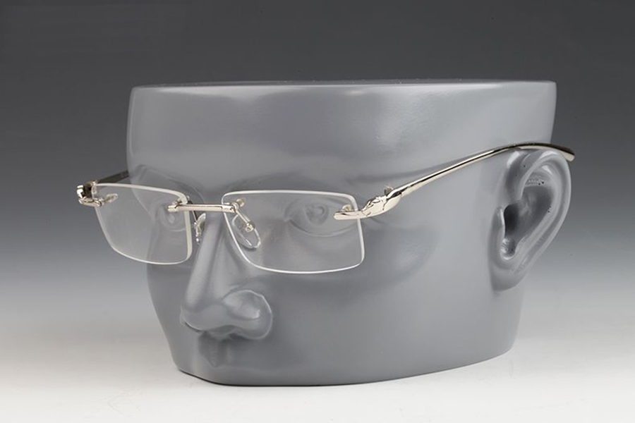 Designer Rimless Glasses Sunglasses For Women Mens Square Reading Eyeglasses Gold Silver Metal Alloy Frames Clear Lenses 54-18-140mm Lunettes