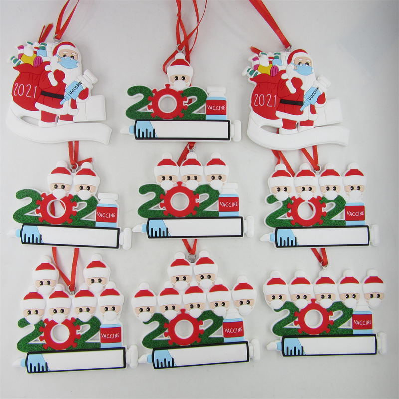Quarantine Christmas Tree Ornaments 3D Pendant Decorations Santa Claus With Mask Hanging Decor Xmas Gift Writable Figurine Ornament HY0062
Quarantine Christmas Tree Ornaments 3D Pendant Decorations Santa Claus With Mask Hanging Decor Xmas Gift Writable Figurine Ornament HY0062