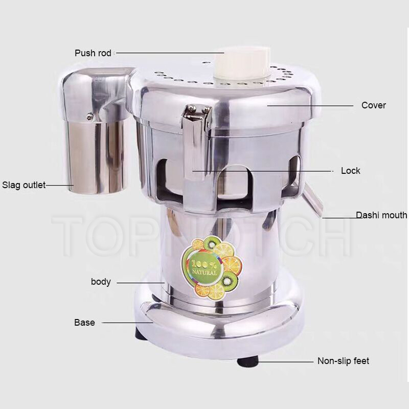 2021commercial Automatic Electric Juicer Orange Lemon Apple Carrot Juice Extractor