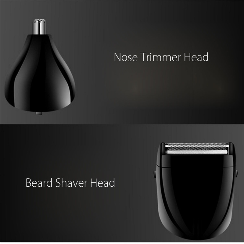 Kemei KM-1407 ALL in 1 Rechargeable Wireless Electric Beard Nose Ear Shaver Hair Clipper Trimmer Tool C260312