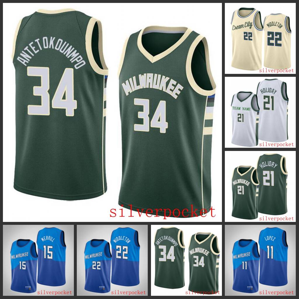 Basketball jerseys Bucks Jrue Holiday 21 PJ Tucker 17 Khris Middleton 22 Giannis Antetokounmpo 34 Donte DiVin, Black
Basketball jerseys Bucks Jrue Holiday 21 PJ Tucker 17 Khris Middleton 22 Giannis Antetokounmpo 34 Donte DiVin, Black