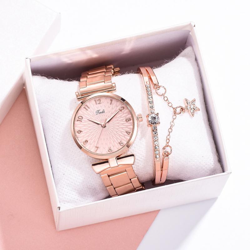 Wristwatches Casual Women Watch Diamond Pattern Dial Steel Ladies Analog Quartz Wristwatch For Woman Bracelet Set, Coffee
Wristwatches Casual Women Watch Diamond Pattern Dial Steel Ladies Analog Quartz Wristwatch For Woman Bracelet Set, Coffee