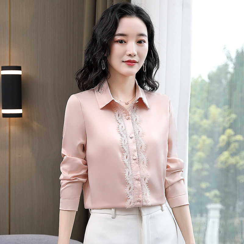 Silk Shirt Embroidery Lace Shirt Woman Long Sleeves Blouses Satin Top Plus Size White Tops 210604, Green
Silk Shirt Embroidery Lace Shirt Woman Long Sleeves Blouses Satin Top Plus Size White Tops 210604, Green