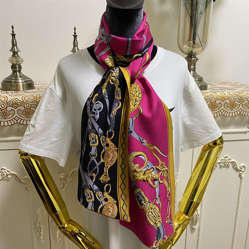 Women's scarf good quality 100% twill silk material thin and soft print pattern long scarves for women size 190cm -21cm, Blue;gray
Women's scarf good quality 100% twill silk material thin and soft print pattern long scarves for women size 190cm -21cm, Blue;gray