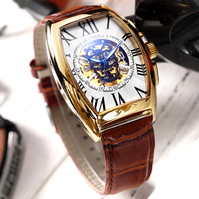 Mens Watches Gold Bezel Square Face Automatic Mechanical Watch Men Rectangle Skeleton Wristwatches Male Clock Relogio Masculino, Mg090hb
Mens Watches Gold Bezel Square Face Automatic Mechanical Watch Men Rectangle Skeleton Wristwatches Male Clock Relogio Masculino, Mg090hb