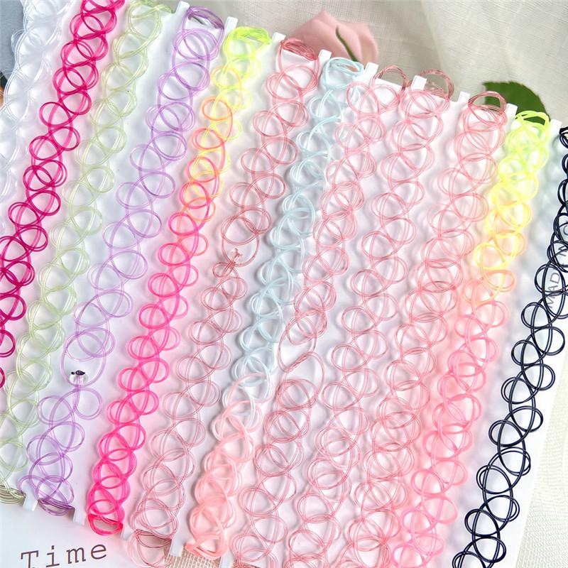 Collares Vintage Stretch Tattoo Choker Necklaces For Women Girl Charm Gothic Elastic Necklace Female Wedding Gift Chokers
Collares Vintage Stretch Tattoo Choker Necklaces For Women Girl Charm Gothic Elastic Necklace Female Wedding Gift Chokers