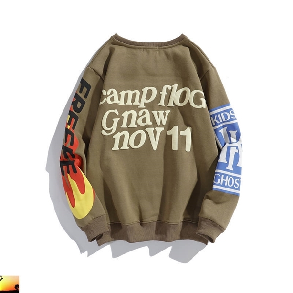 Kanye Cpfm Lucky Me I See Ghost Sweatshirt Men Women Pullover Camp Flog Fire Sweatshirts X0721, Black
Kanye Cpfm Lucky Me I See Ghost Sweatshirt Men Women Pullover Camp Flog Fire Sweatshirts X0721, Black