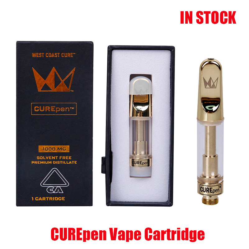 West Coast Cure Pen CUREpen Vape Cartridge Atomizer Packaging Gold 0.8ml 1.0ml Empty 510 Ceramic Coil Cartridges E Cigarettes Carts Thick Oi
West Coast Cure Pen CUREpen Vape Cartridge Atomizer Packaging Gold 0.8ml 1.0ml Empty 510 Ceramic Coil Cartridges E Cigarettes Carts Thick Oi