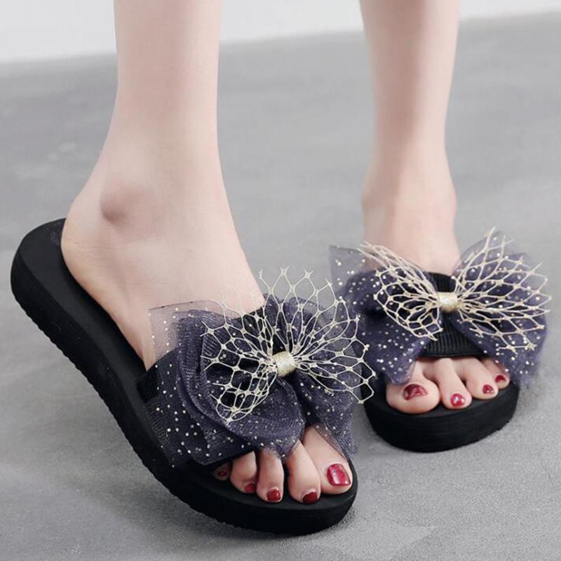 Slippers Summer Shoes Ladies Cute Bow Open Toe Low Platform Flip Flops For Women House Indoor Flats Beach Slides Female Qq667, Beige
Slippers Summer Shoes Ladies Cute Bow Open Toe Low Platform Flip Flops For Women House Indoor Flats Beach Slides Female Qq667, Beige
