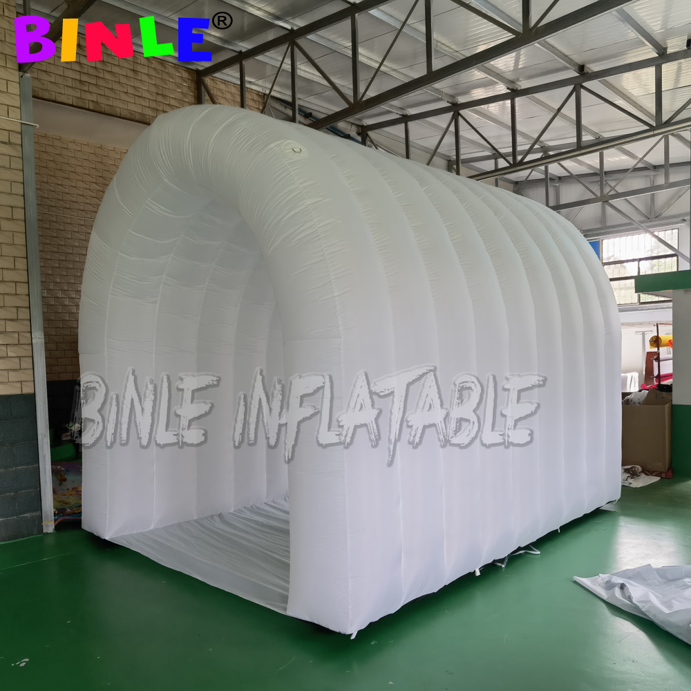 3m/6m outdoor promotional LED light inflatable tunnel tent,sport channel for wedding party event entrance