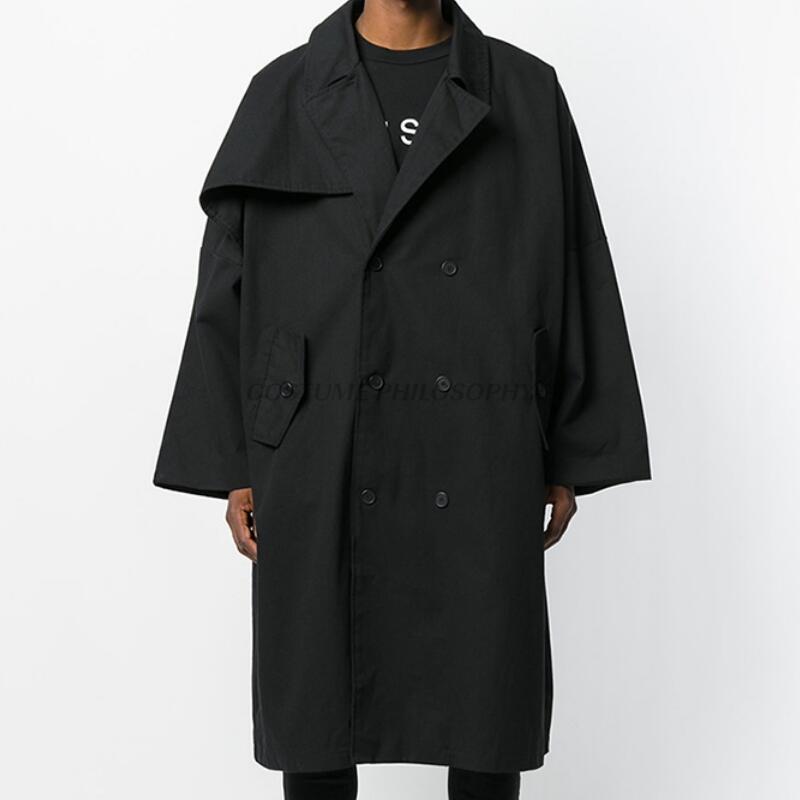 Men' Trench Coats / Spring Fashion Personalized Customization Large Size Mid-length Double-breasted Loose Coat With Lapel /-6XL, Black
Men' Trench Coats / Spring Fashion Personalized Customization Large Size Mid-length Double-breasted Loose Coat With Lapel /-6XL, Black