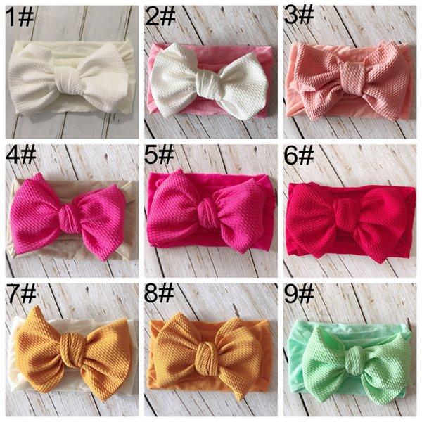 2022 kids hair accessories for girls jojo siwa head bands baby girl hair bows children printed hairbands nylon headwraps boutique
