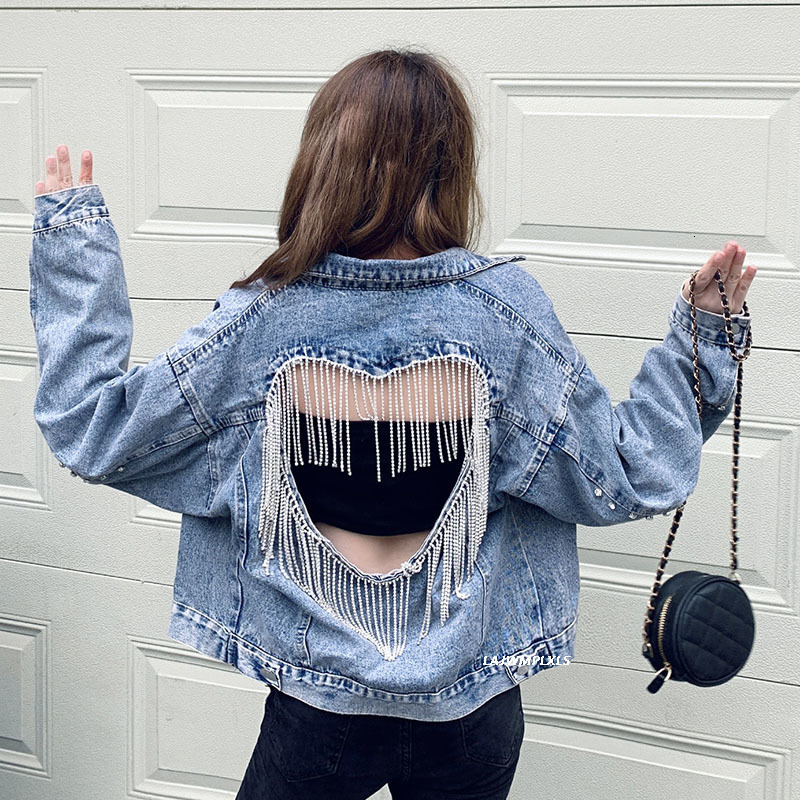 Women' Jackets jean jacket with strass, denim coat for spring and fall, free EIRC, 1# shoe box
Women' Jackets jean jacket with strass, denim coat for spring and fall, free EIRC, 1# shoe box