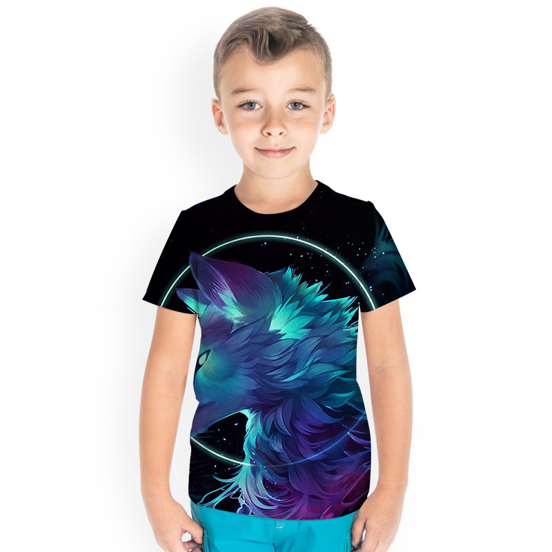 Fantastic animal design children 3D printed T-shirt animal print summer daily sweatshirt round neck short sleeve high quality, Blue
Fantastic animal design children 3D printed T-shirt animal print summer daily sweatshirt round neck short sleeve high quality, Blue