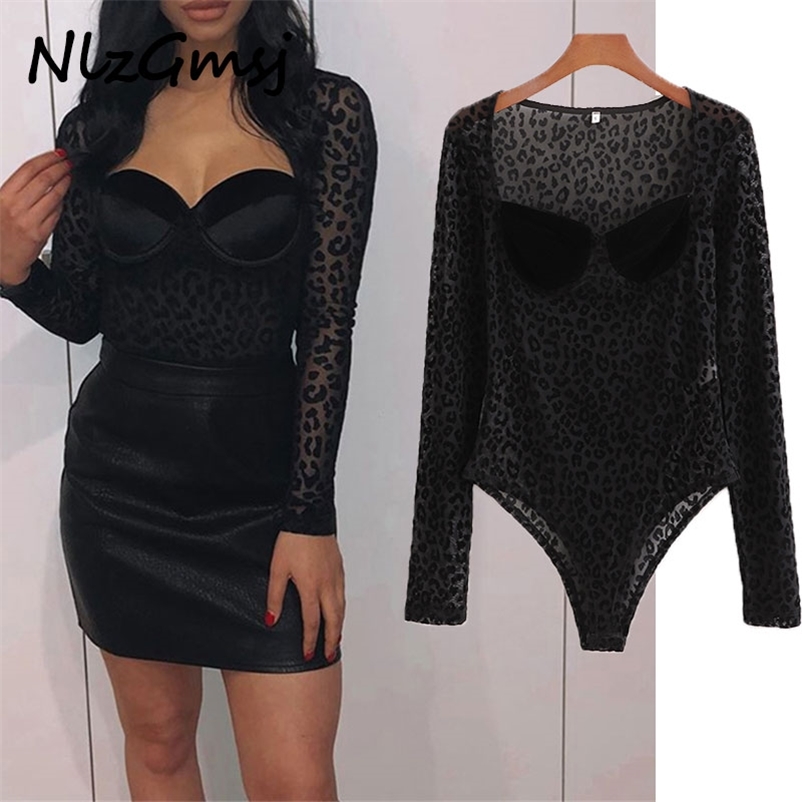 Bodysuit Women Fashion Sexy Transparent Patchwork Velvet Bodysuits Vintage See Through Sleeve Stretch Playsuits 210628, As picture
Bodysuit Women Fashion Sexy Transparent Patchwork Velvet Bodysuits Vintage See Through Sleeve Stretch Playsuits 210628, As picture