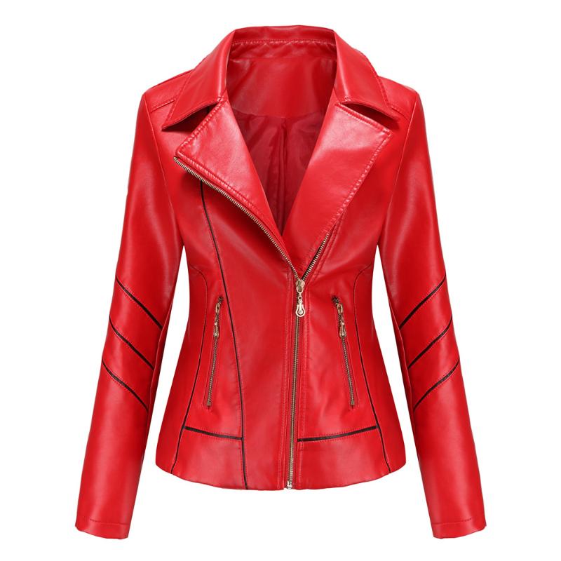 Women's Leather & Faux Spring Autumn Women PU Jacket Motorcycle Zipper Coat Turn-down Collar Ladies Slim Fit Outerwear, Black
Women's Leather & Faux Spring Autumn Women PU Jacket Motorcycle Zipper Coat Turn-down Collar Ladies Slim Fit Outerwear, Black